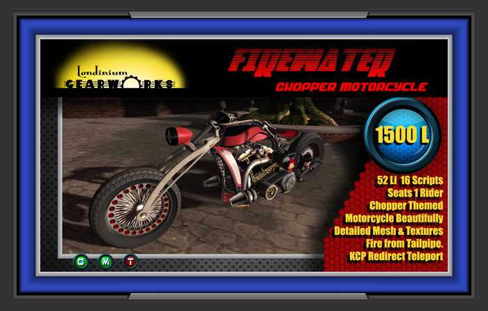 :::Londinium Gearworks::: FIREWATER Chopper v1.21 CRATE