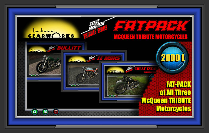 :::Londinium Gearworks:: McQueen TRIBUTE FAT PACK v1.12 CRATE