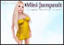 .LUNA. mini jumpsuit [yellow acid]