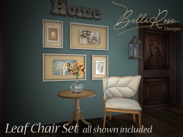 [BR] Leaf Chair SET