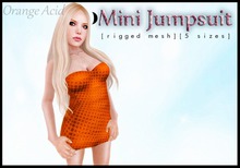 .LUNA. mini jumpsuit [orange acid]