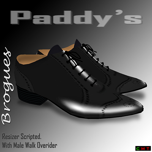 Paddy's Brogues Black