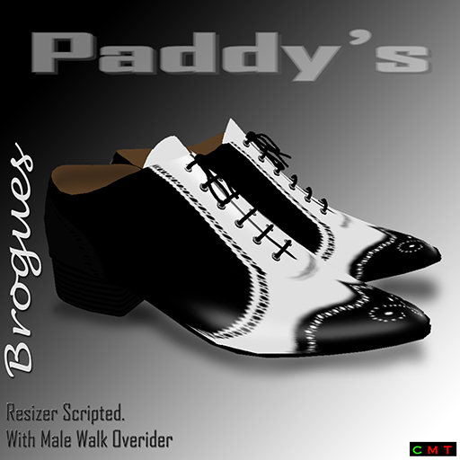 Paddy's Brogues Black & White 