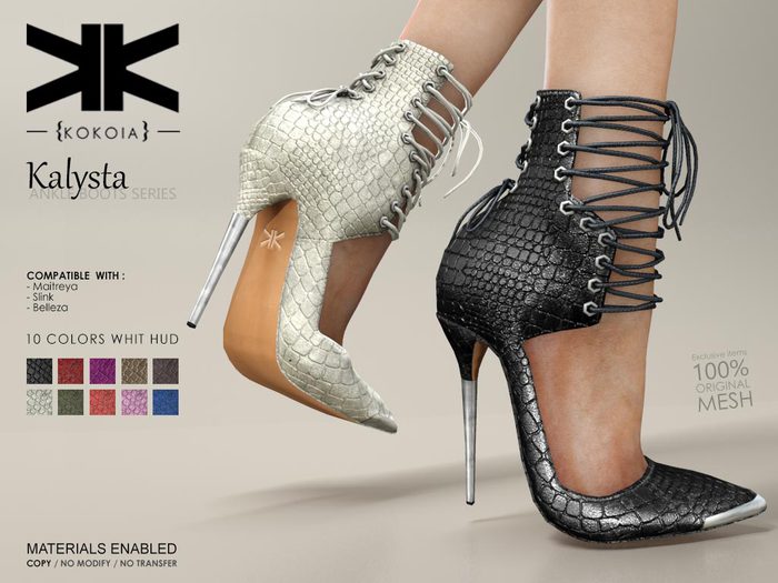 Kalysta :: Ankle Boots :: 10 Colors :: {kokoia}