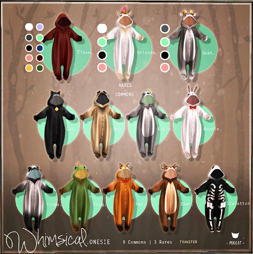 -Pixicat- Whimsical.Onesie - Clean (L) RARE