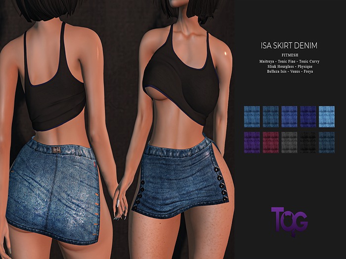 ToG .::. Isa Skirt Denim Box