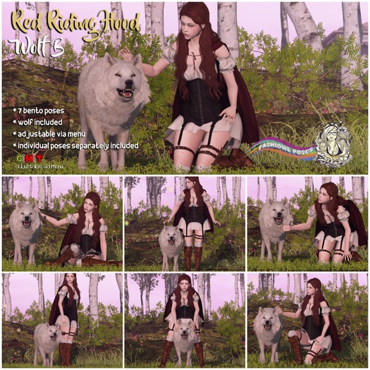 Fashiowl Poses - Red Riding Hood B // BOX