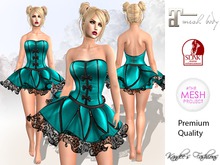 Teal Baby Doll Dress