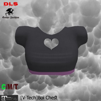 Second Life Marketplace - Femboy ONLY!!! Top V2 Heart black