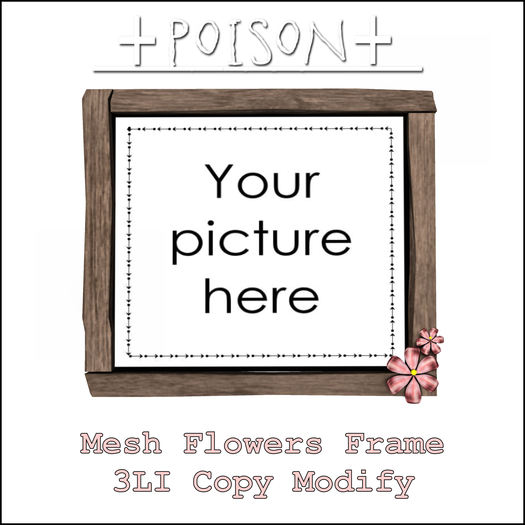 +Poison+ Flowers Frame -FAT PACK-