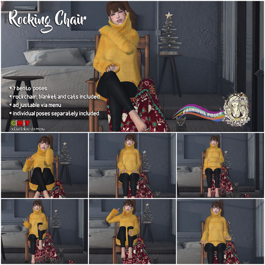 Fashiowl Poses - Rocking Chair