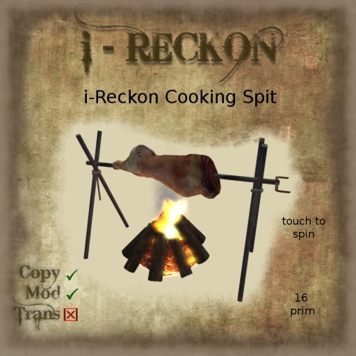 i-Reckon Dinner Fire Spit.