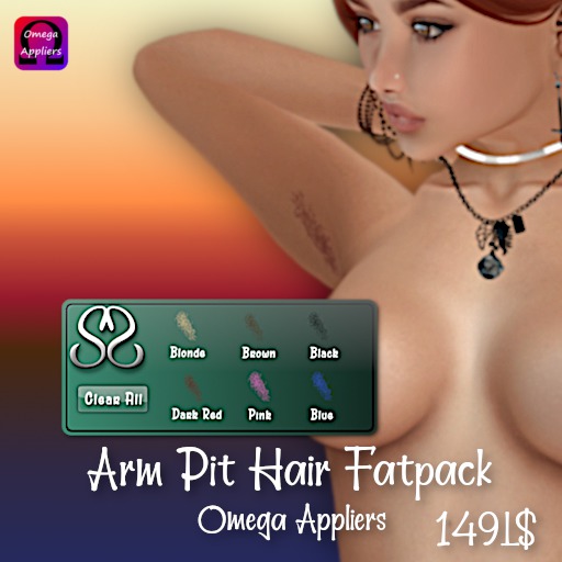 Arm Pit Hair Fatpack W-Omega Appliers (ADD ME)