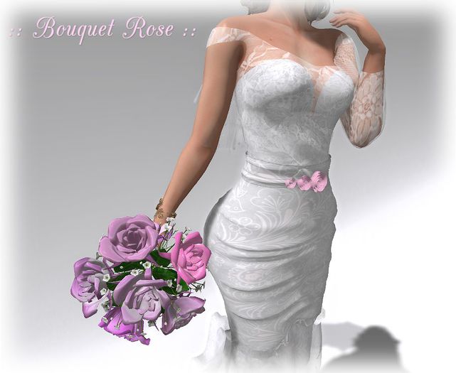 <<Charm & Chic >> Pink Bouquet Roses