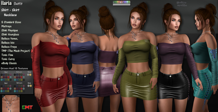 R.F. *ILARIA OUTFIT* - With driven Hud 15 textures