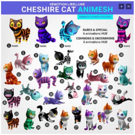 SEmotion Libellune Cheshire Cat Animesh #15