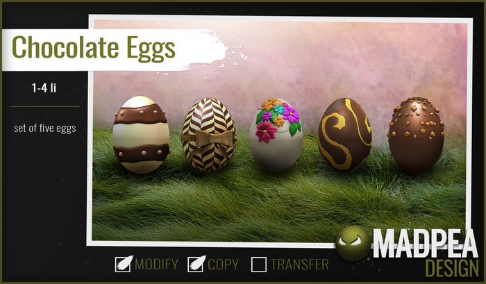 MadPea Chocolate Eggs [Add Me!] Boxed