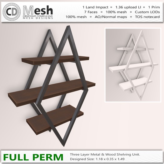 Three Layer Shelves {OCD}Mesh