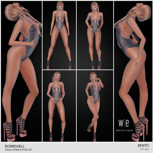 [ west end ] Bento Poses - Bombshell - Single Poses (add)