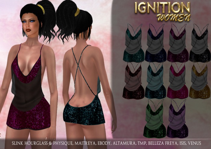 Ignition Tamara Dress Sequins