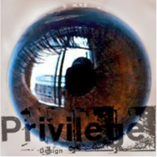 Privilege Window Reflection Eyes Cool Brown