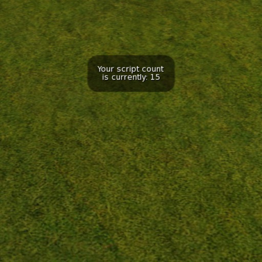 HUD Personal Script Counter
