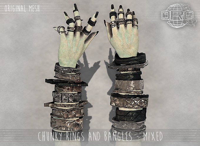 -DRD- Chunky Rings and Bangles - Mixed (add)