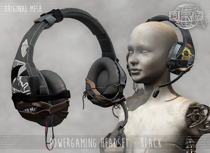 -DRD- Powergaming Headset - Black