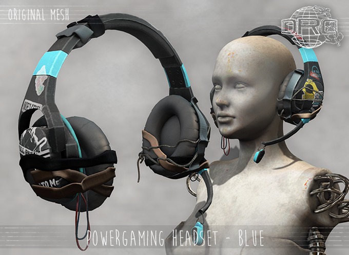 -DRD- Powergaming Headset - Blue