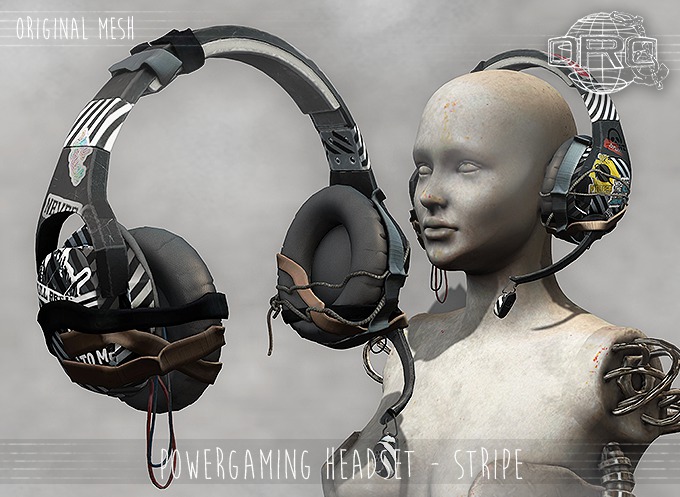 -DRD- Powergaming Headset - Stripe (add)