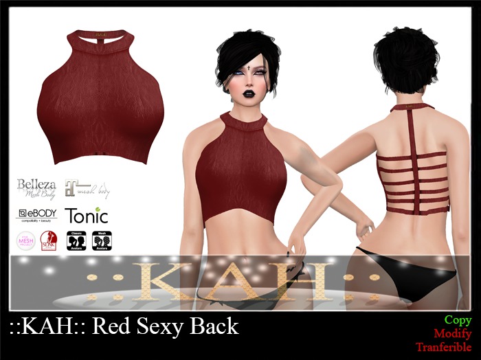 ::KAH:: Red Sexy Back [Boxed]