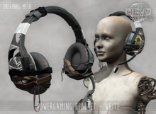 -DRD- Powergaming Headset - White