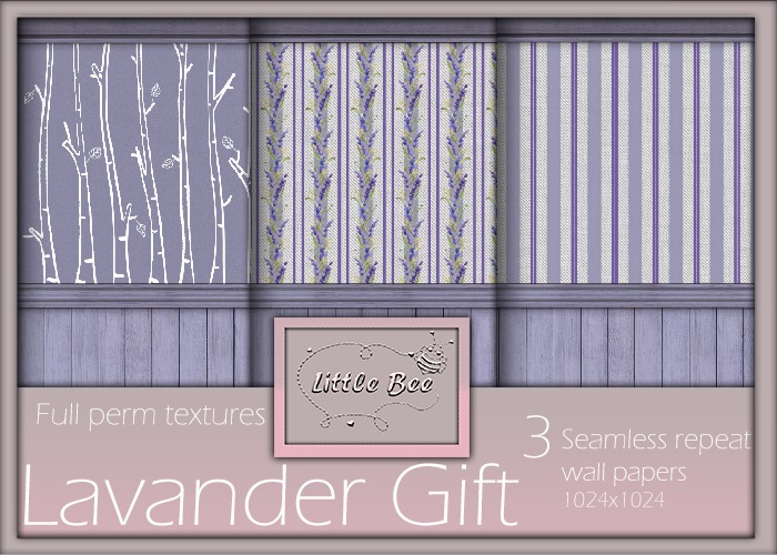 LB*Lavander wallpaper Gift
