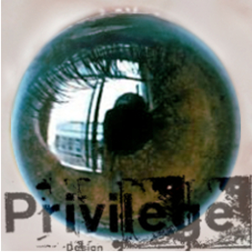 Privilege Window Reflection Eyes Brown-Green