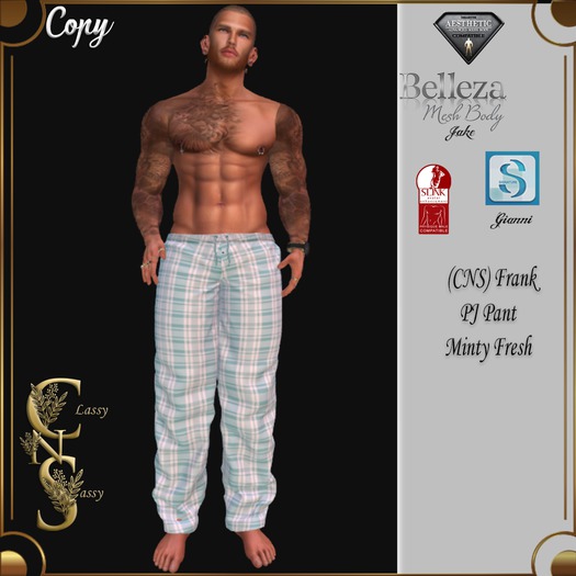 (CNS) Frank PJ Pants MInty Fresh