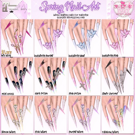 .tsg. Spring Nail Art - Butterfly Pink
