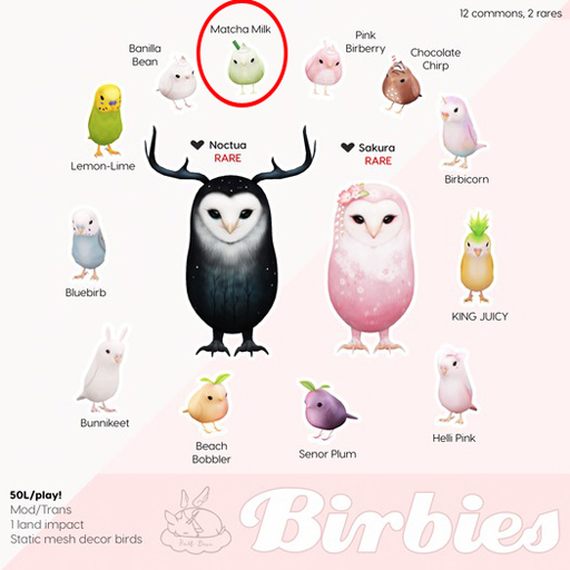 +Half-Deer+ Birbies - Matcha Milk