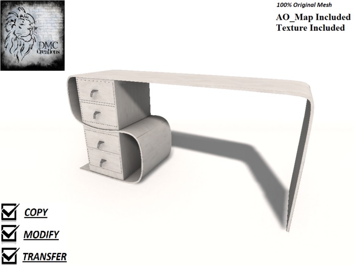 Desk Waves Full Perm Mesh