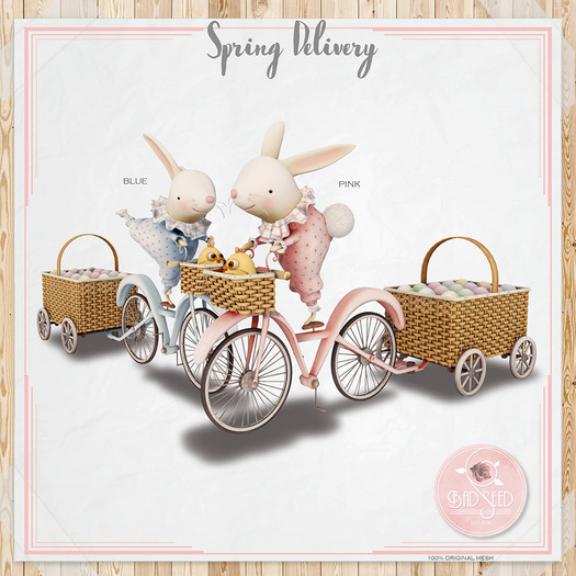 Spring Delivery! Pink + Blue 