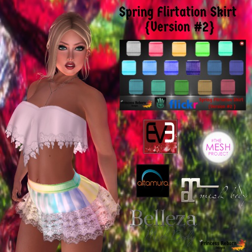 Spring Flirtation Skirt {Version #2} "BOXED"