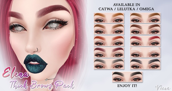 Viena. Elena Thick Brows Pack