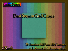 Desi Sequin Grid Crepe Textures