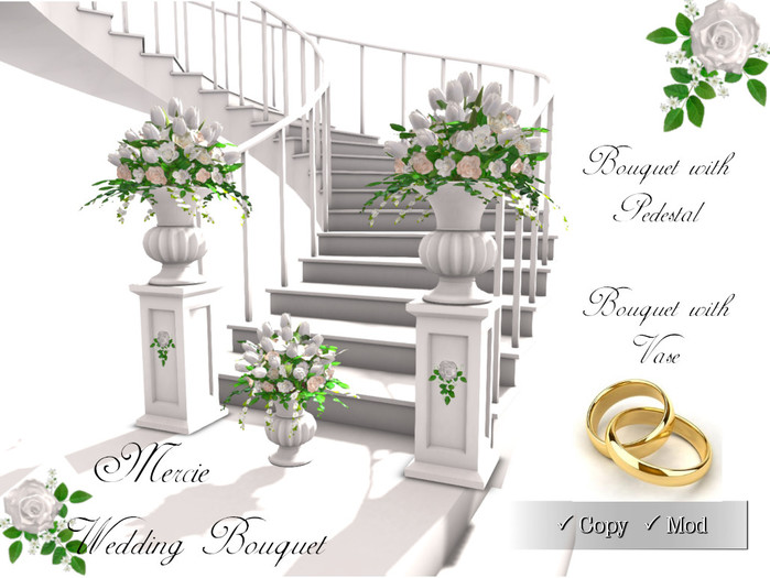 Maya's  - Mercie - Wedding bouquet / Tulips and Roses