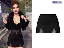 TETRA - Cara Lace Skirt (Black)