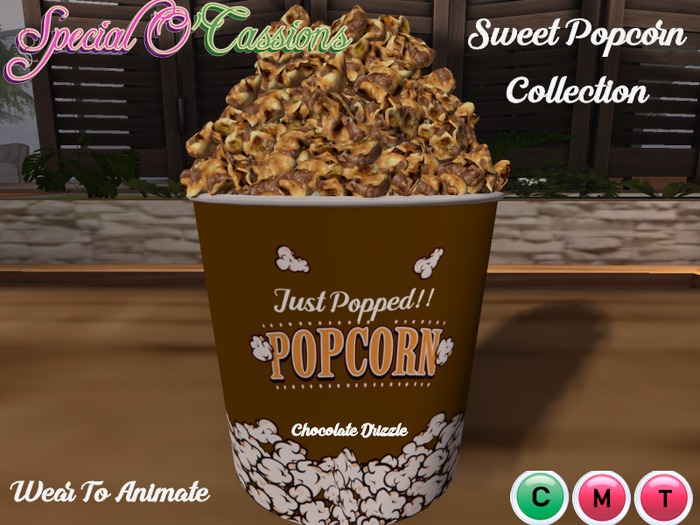 ~Special O'Cassions~ Delivery Box -  Chocolate Drizzle Popcorn