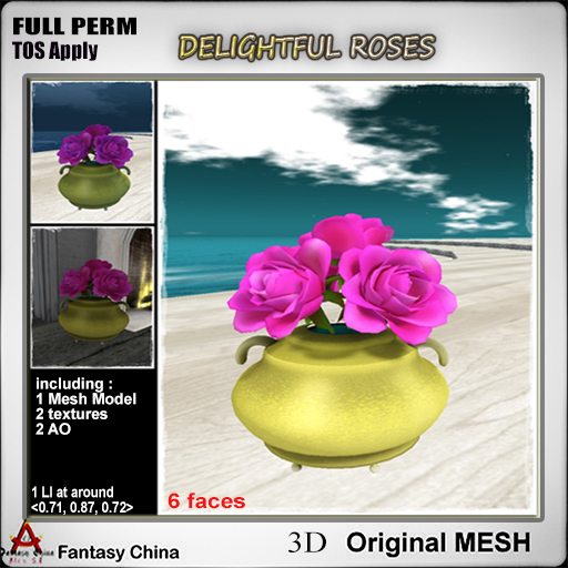 Full Perm Delightful Roses
