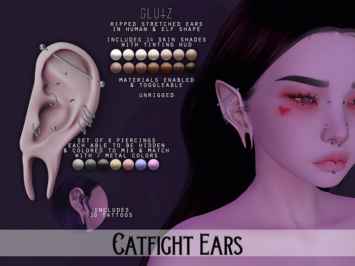 glutz . catfight ears