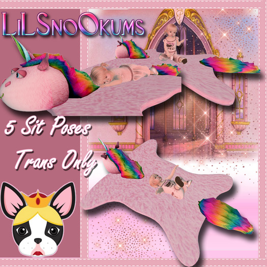 {LiL SnoOkums } Unicorn Rug