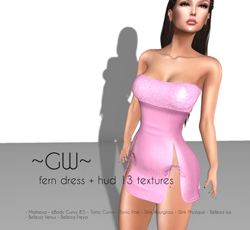 ~GW~ FERN DRESS / HUD 13 colors