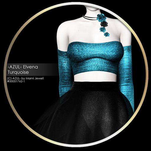 -AZUL- Elvena /Turquoise